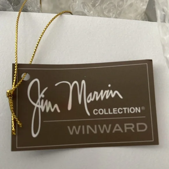 Jim Marvin Collection Winward Beautiful Multicolor Glass Holiday Ornament NWT - Picture 10 of 10